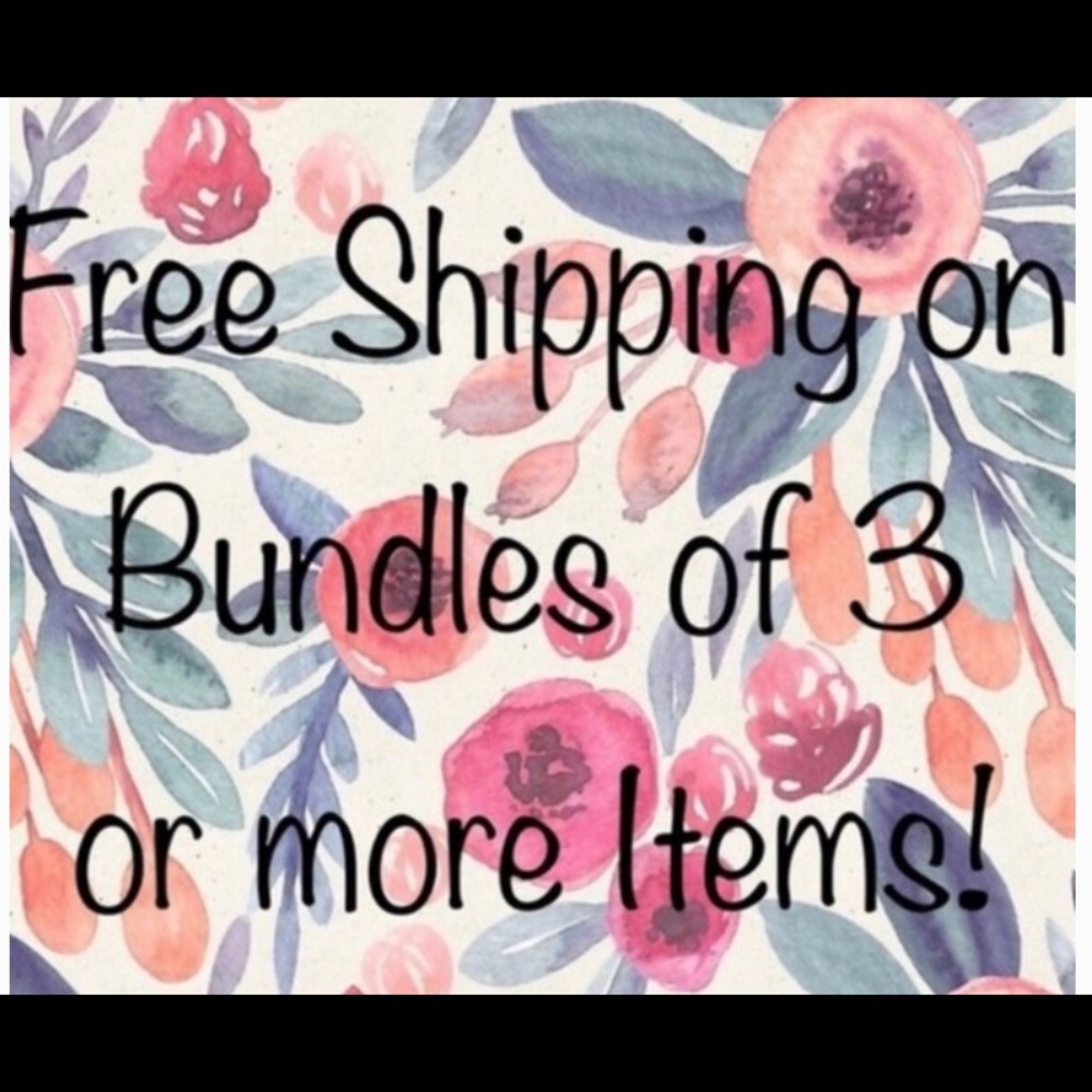 Free shipping when you bundle 3 items